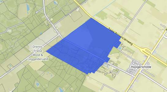 Prijs vastgoed Hoogersmilde