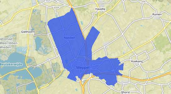 Prijs vastgoed Meppel