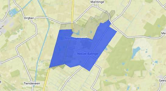 Prijs vastgoed Nieuw-Balinge