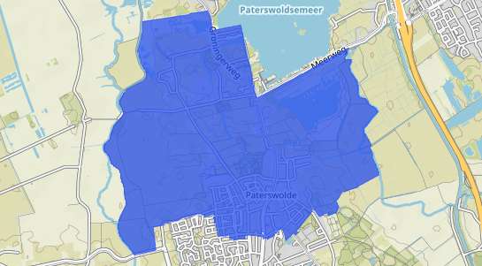 Prijs vastgoed Paterswolde