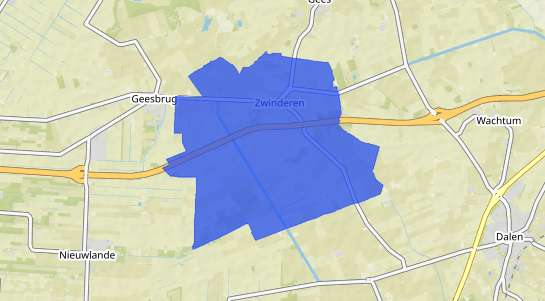 Prijs vastgoed Zwinderen