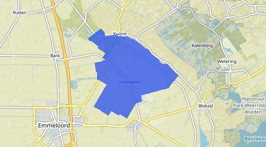 Prijs vastgoed Luttelgeest