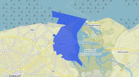 Prijs vastgoed Anjum