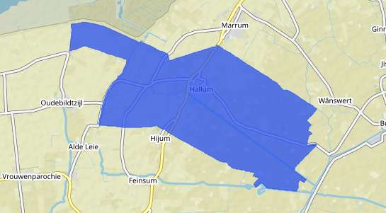 Prijs vastgoed Hallum