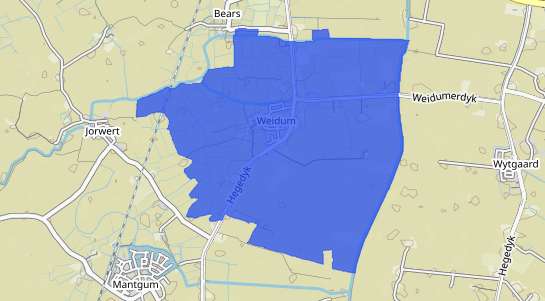 Prijs vastgoed Weidum