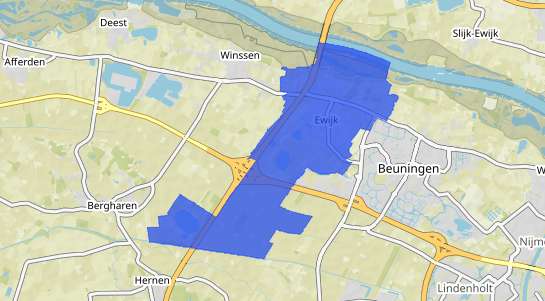 Prijs vastgoed Ewijk