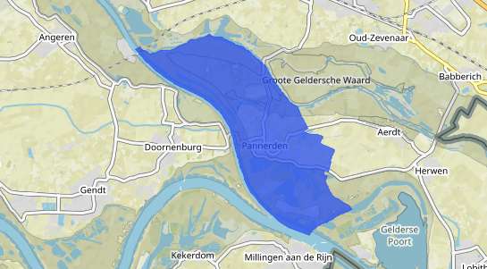 Prijs vastgoed Pannerden