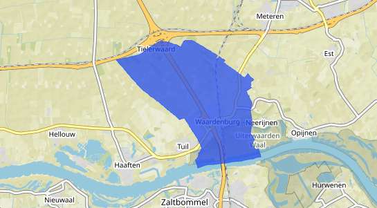 Prijs vastgoed Waardenburg