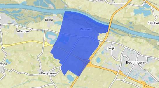 Prijs vastgoed Winssen