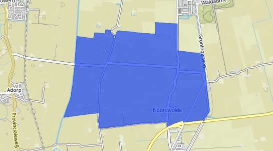 Prijs vastgoed Noordwolde