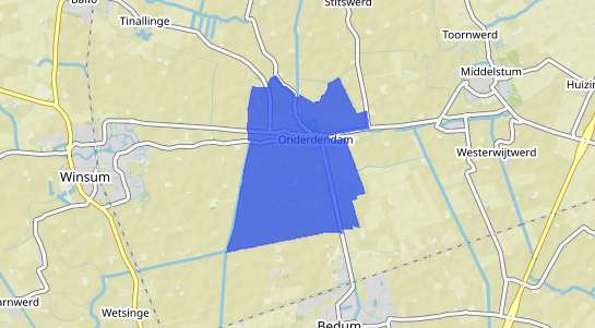 Prijs vastgoed Onderdendam