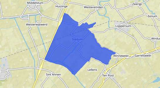 Prijs vastgoed Stedum