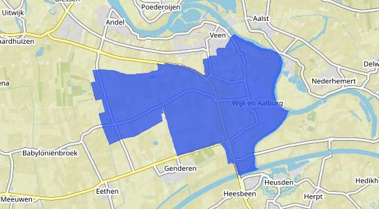 Prijs vastgoed Wijk en Aalburg