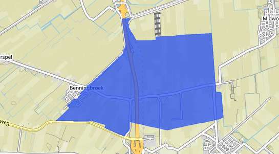 Prijs vastgoed Benningbroek