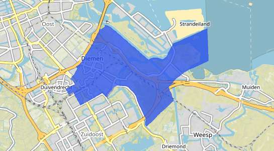 Prijs vastgoed Diemen