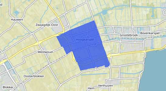 Prijs vastgoed Hoogkarspel