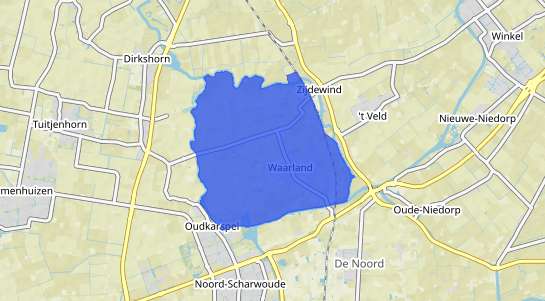 Prijs vastgoed Waarland