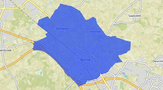 Prijs vastgoed Borne
