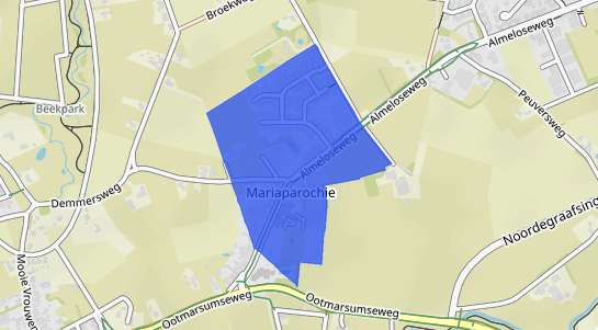Prijs vastgoed Mariaparochie