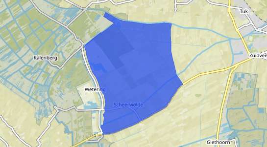 Prijs vastgoed Scheerwolde