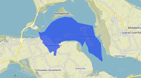Prijs vastgoed Brouwershaven