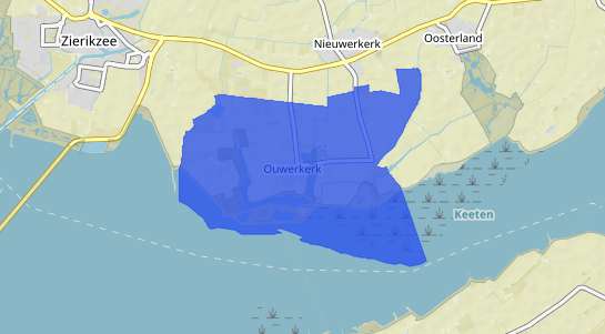 Prijs vastgoed Ouwerkerk