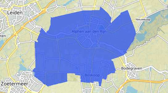 Prijs vastgoed Alphen aan den Rijn
