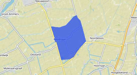 Prijs vastgoed Goudriaan