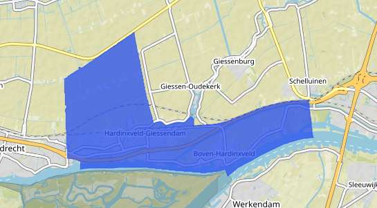 Prijs vastgoed Hardinxveld-Giessendam