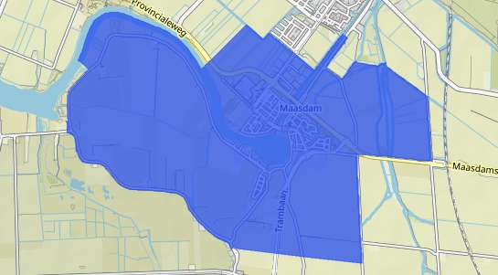 Prijs vastgoed Maasdam